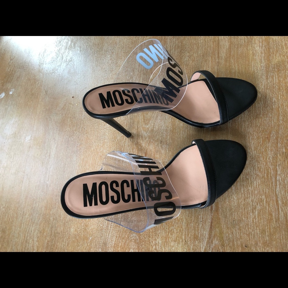 Moschino 110mm logo sandals